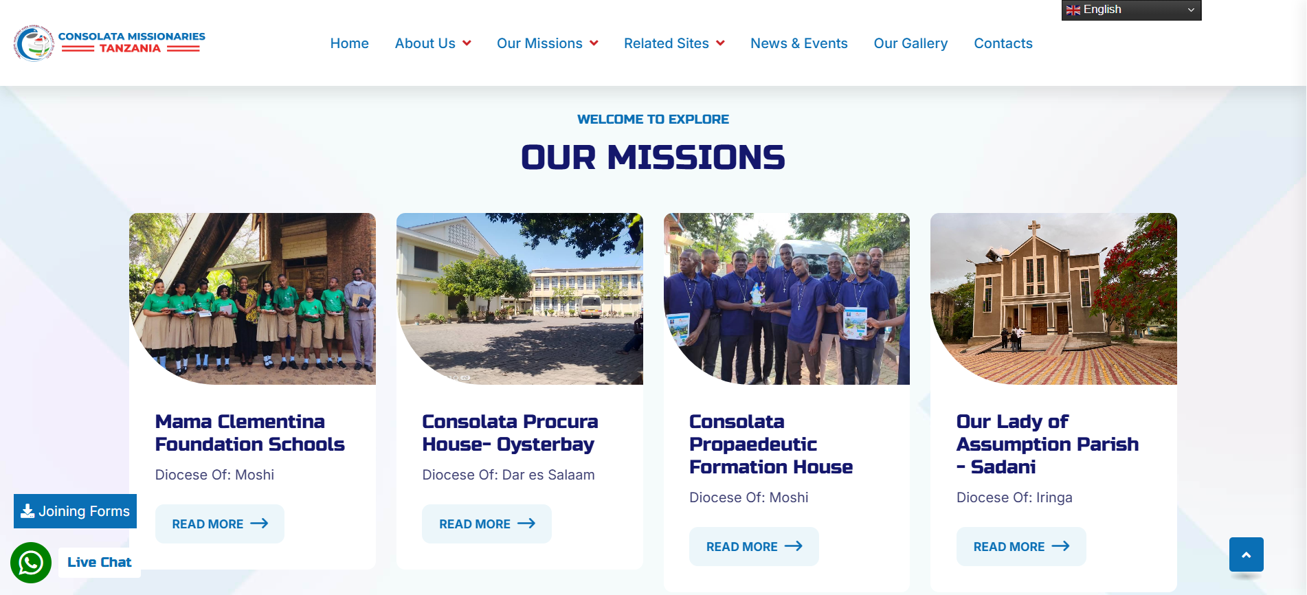 Consolata Missionaries Website