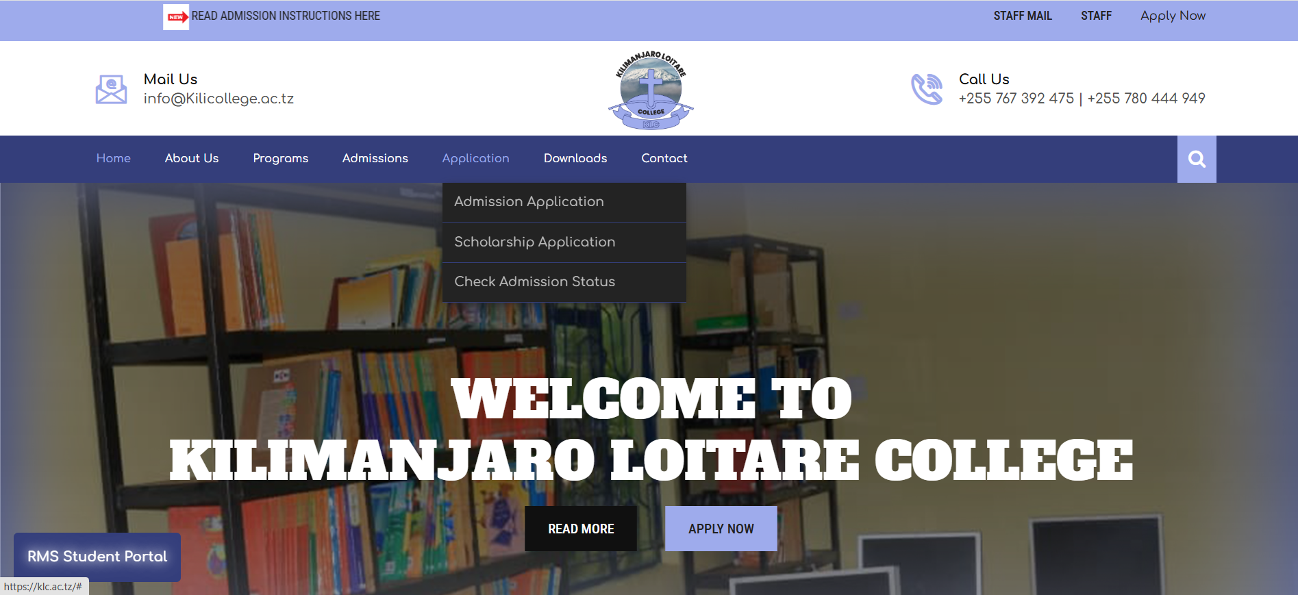 MPTI College Website